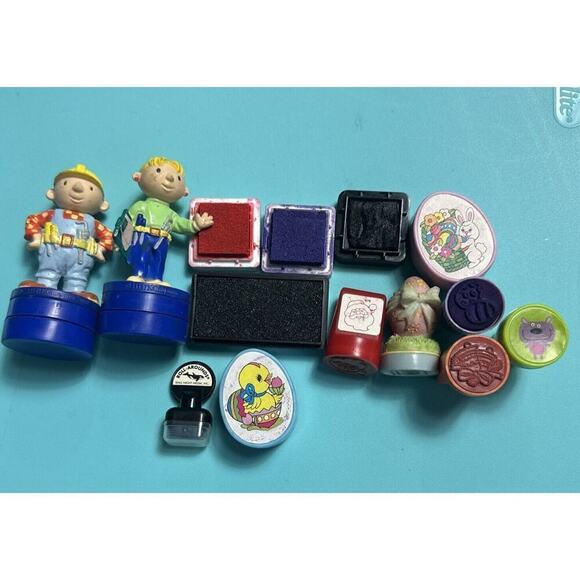-CRAFT STAMPS And ink Lot Of 14 - Picture 1 of 9